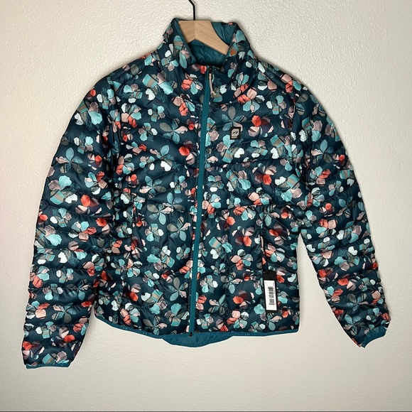 Orage Womens Link Down Jacket Floral Quilted Sz L - Picture 6 of 12